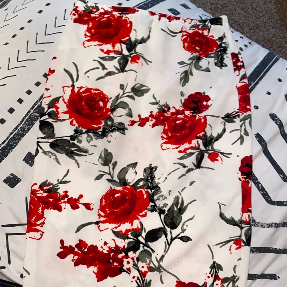 Shein Floral Pencil Skirt!